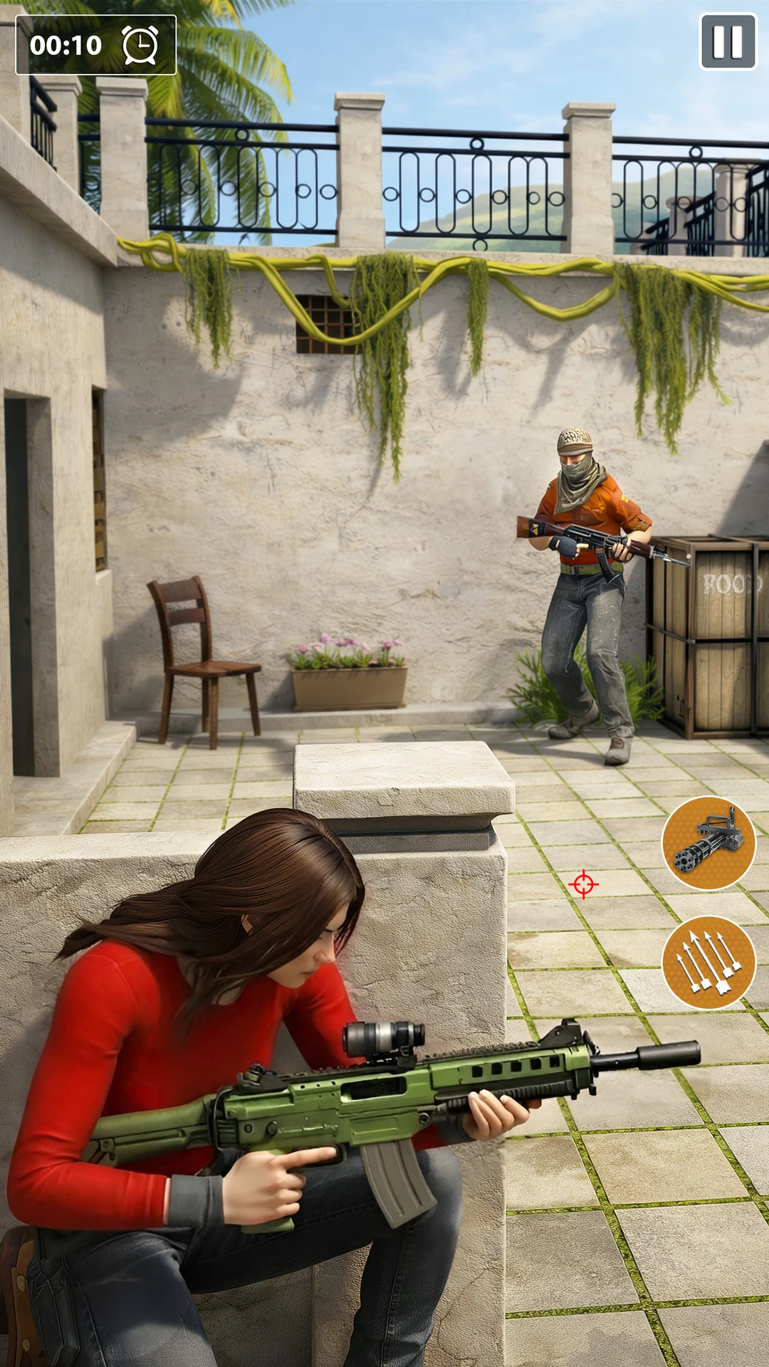 Gun Girl: War Shooting Games screenshot