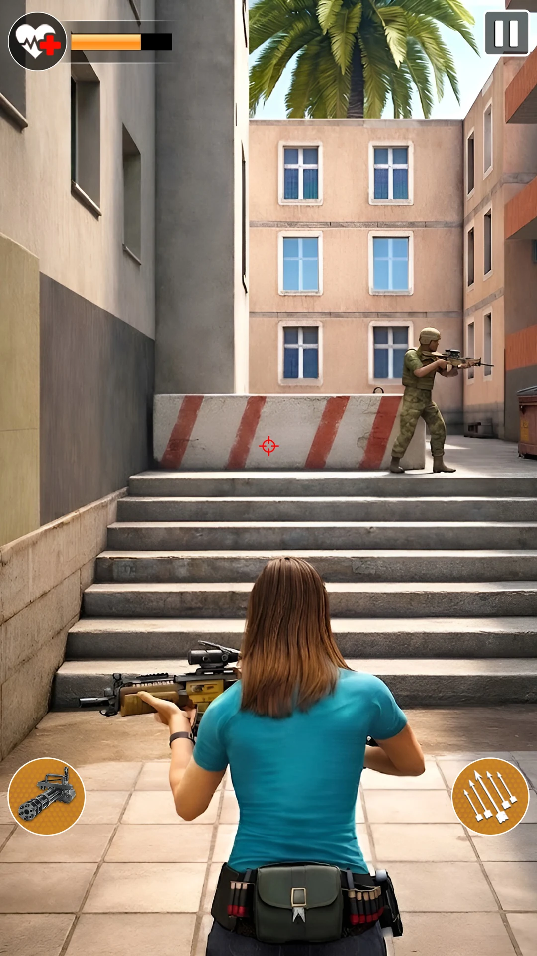 Gun Girl: War Shooting Games screenshot